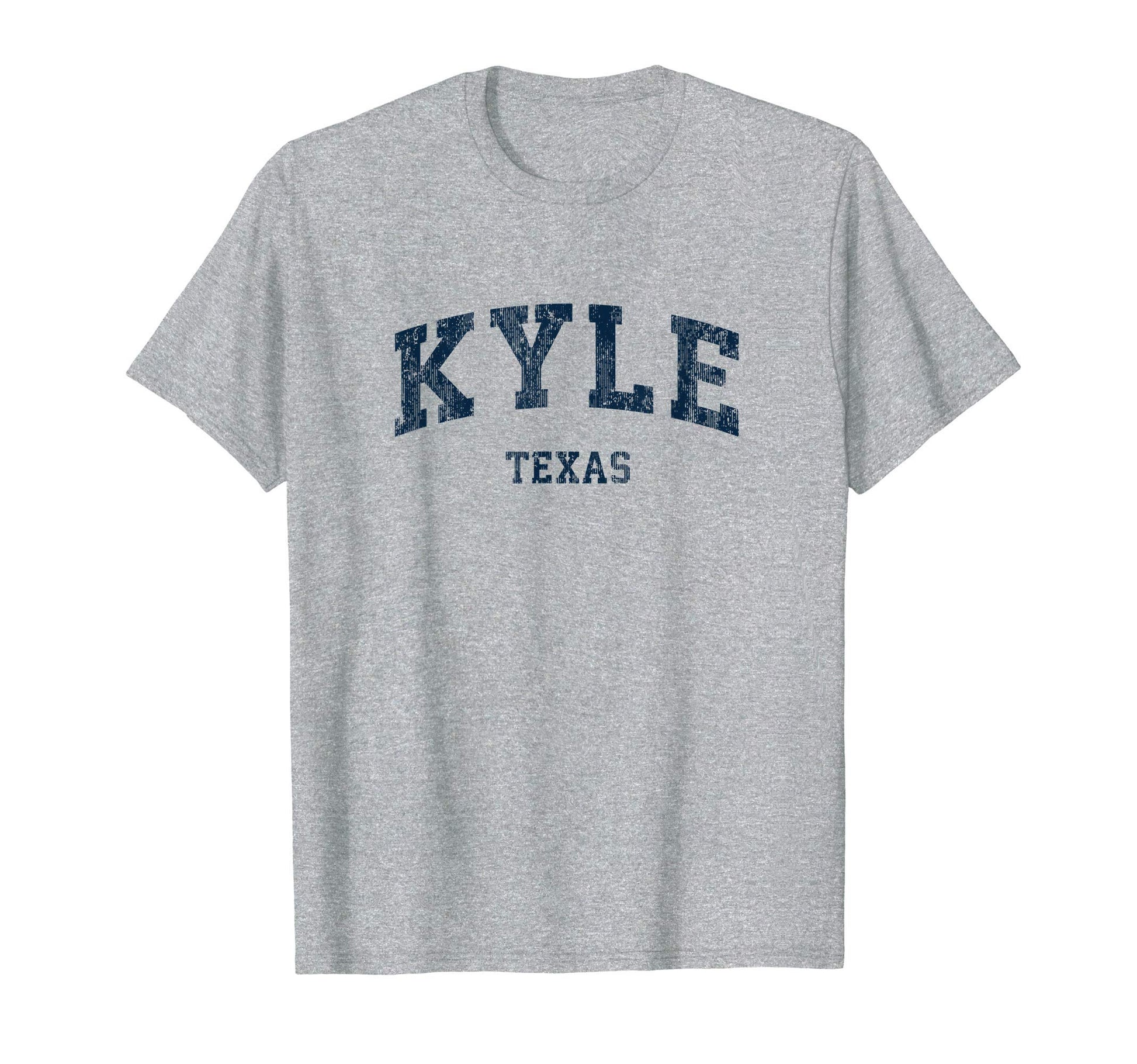 Kyle Texas Tx Varsity Sports Navy T-Shirt - Fun Novelty Design Unisex - T-Shirt, Sweatshirt, Hoodie