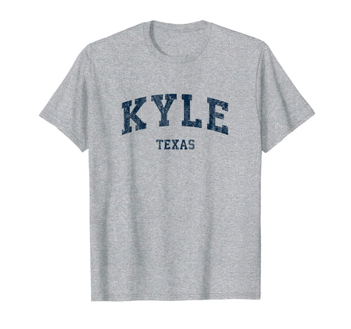 Kyle Texas Tx Varsity Sports Navy T-Shirt - Fun Novelty Design Unisex - T-Shirt, Sweatshirt, Hoodie