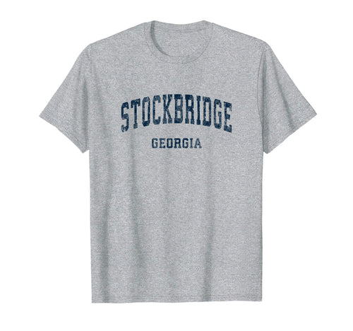 Stockbridge Georgia Ga Varsity Sports T-Shirt - Trendy Graphic for Adults - T-Shirt, Sweatshirt, Hoodie