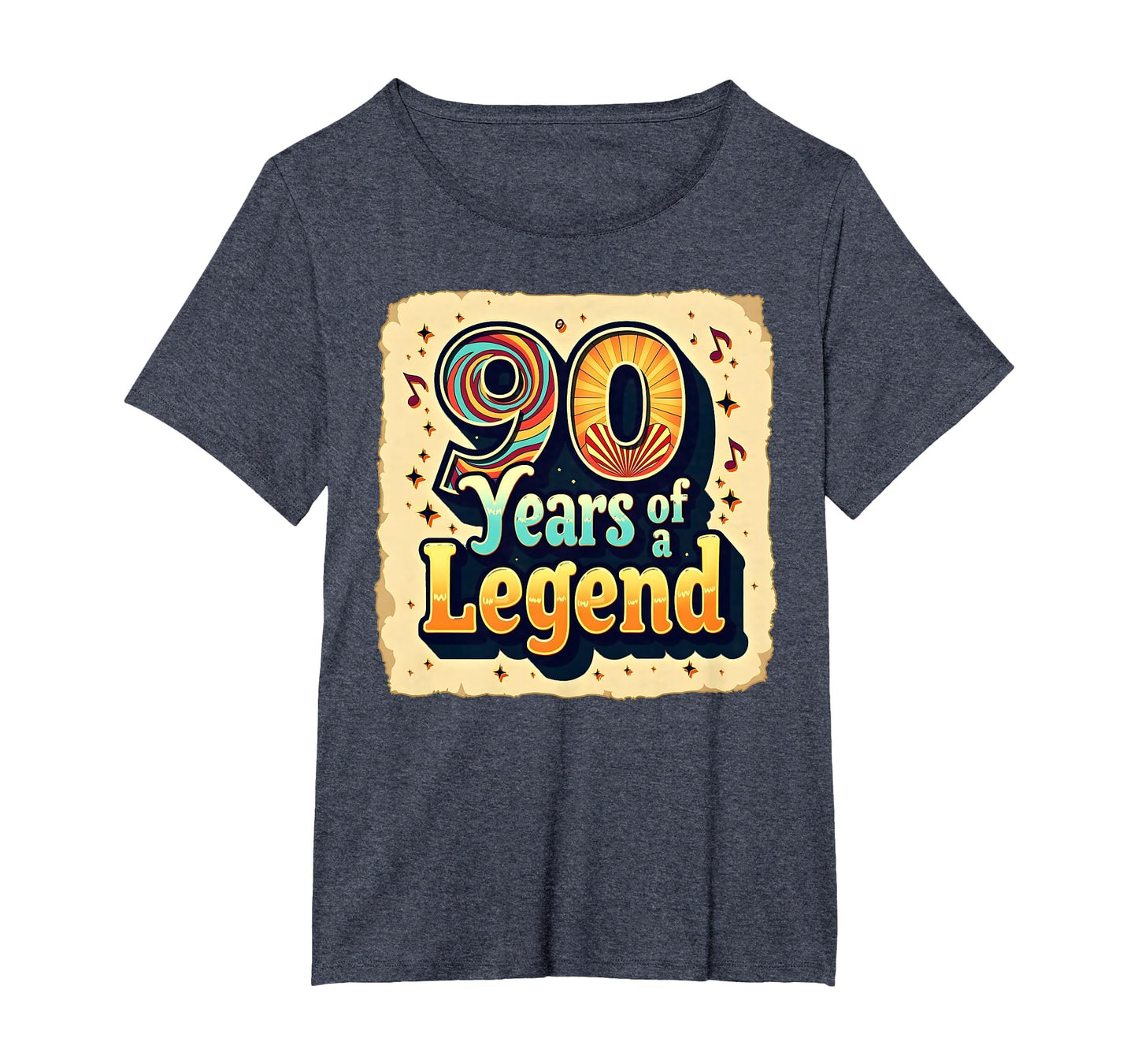 90 Years Legend Birthday Gift T-Shirt - Fun Novelty Design for Adults - T-Shirt, Sweatshirt, Hoodie