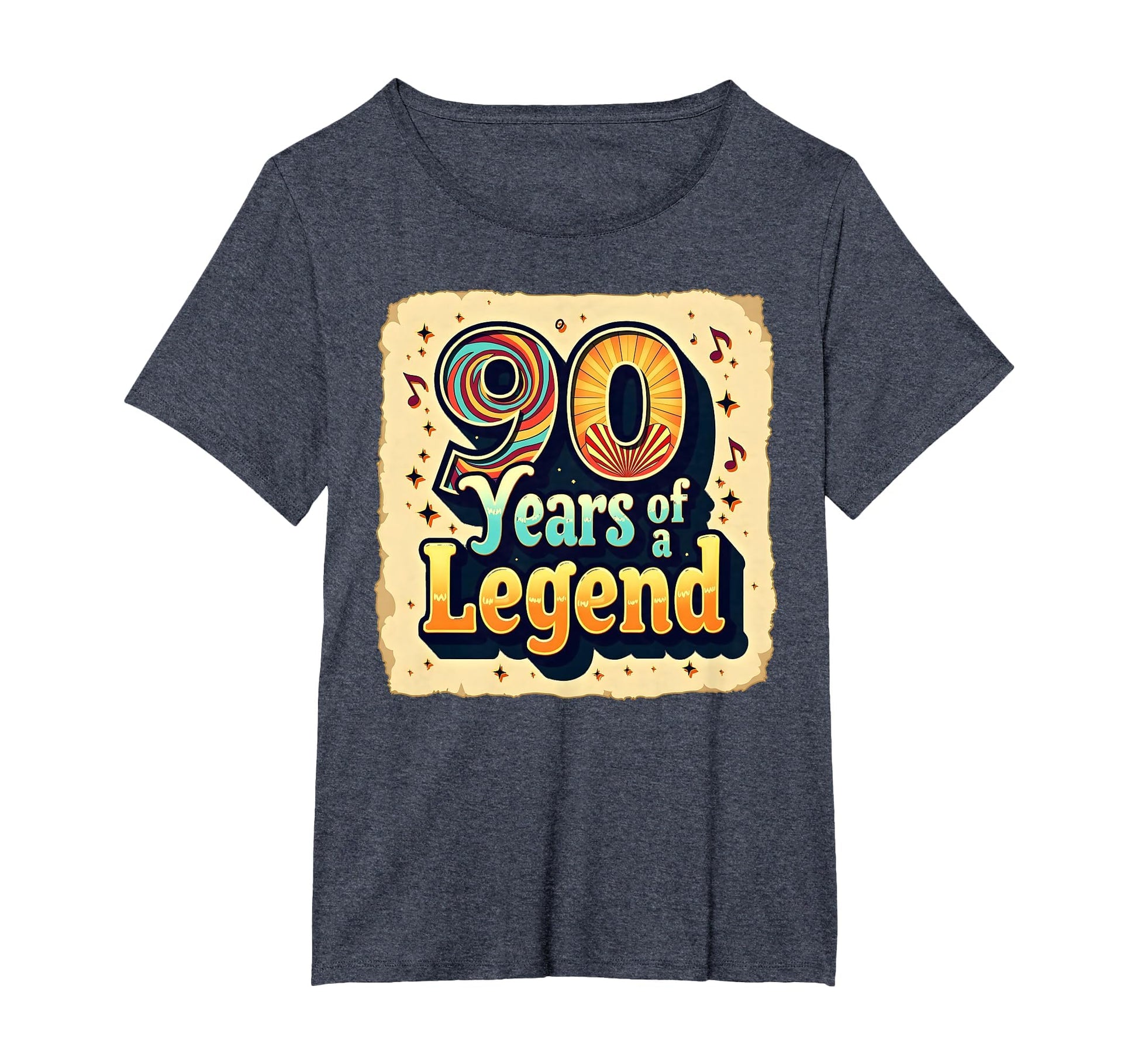 90 Years Legend Birthday Gift T-Shirt - Fun Novelty Design for Adults - T-Shirt, Sweatshirt, Hoodie