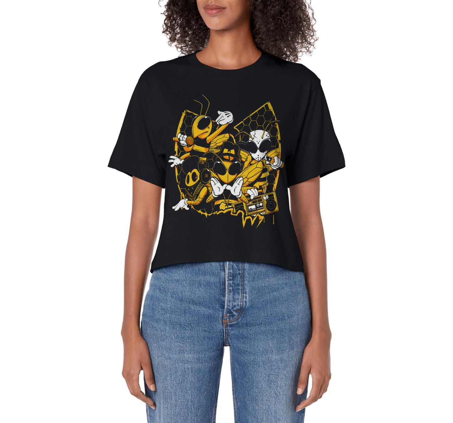 Bees Hip Hop Old School Rap Funny Sweatshirt - Unique Graphic Men Women - T-Shirt, Sweatshirt, Hoodie