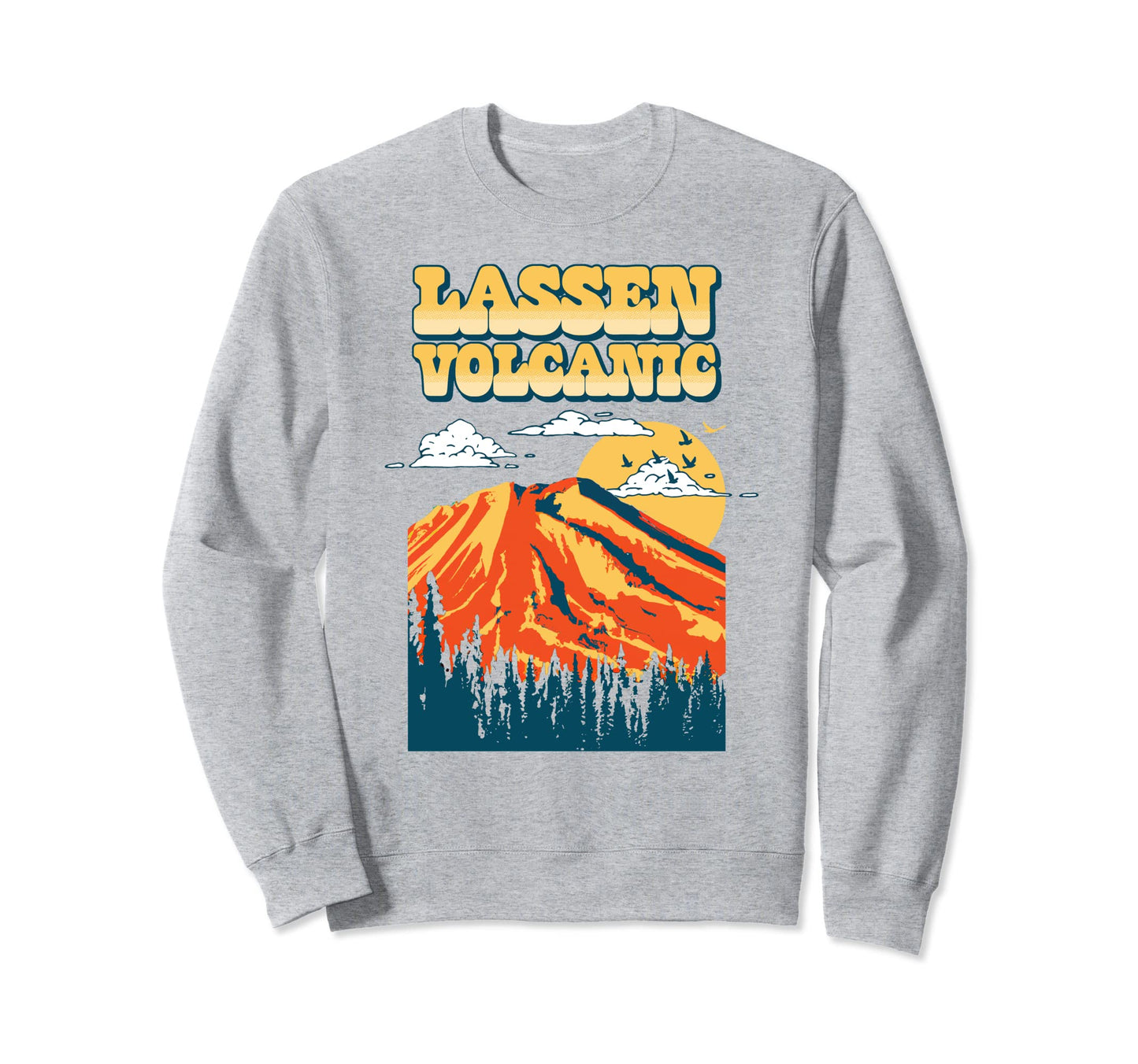 Lassen Volcanic National Park Wpa Sweatshirt - Fun Novelty Design Men Women - T-Shirt, Sweatshirt, Hoodie
