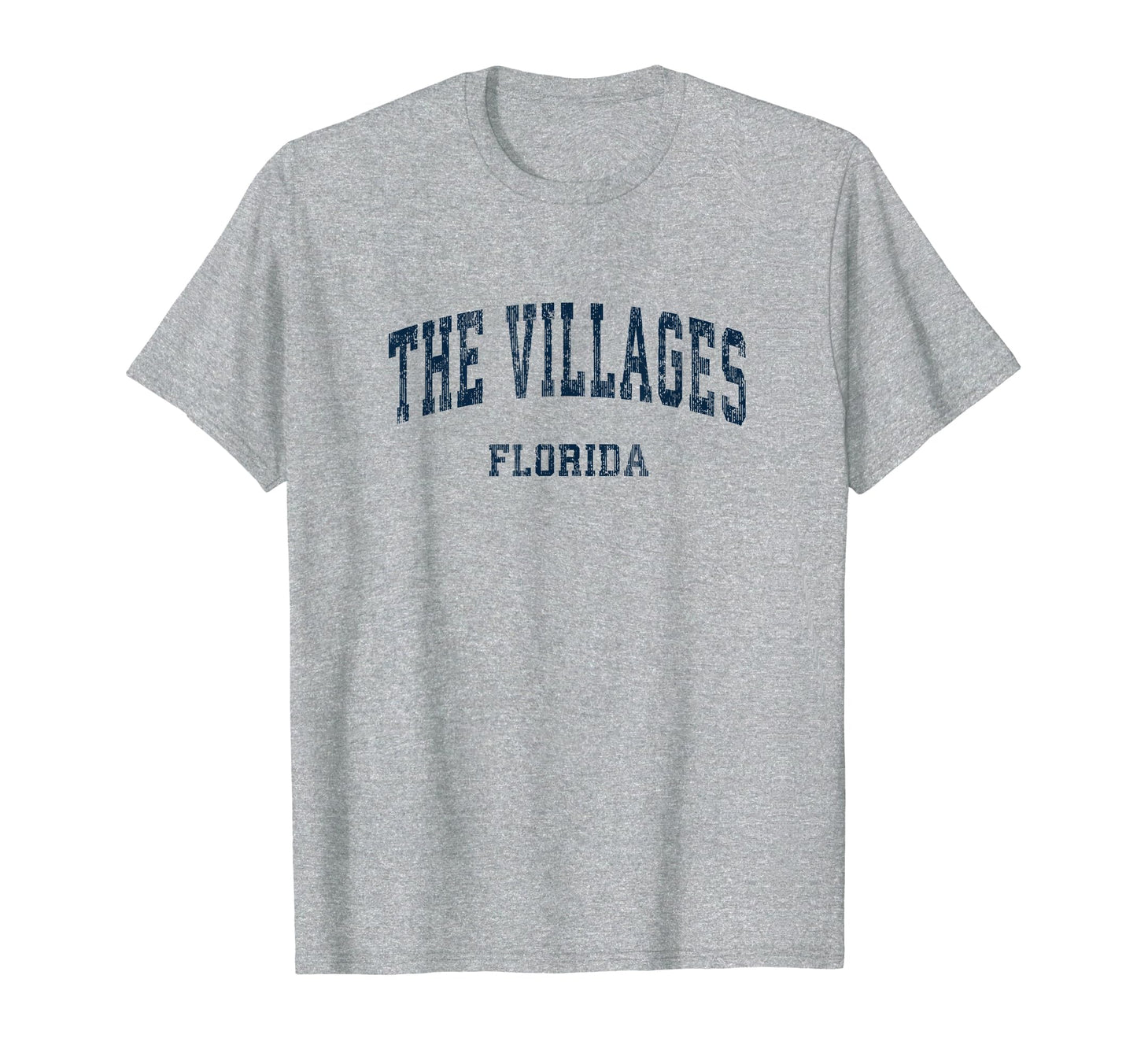Villages Florida Fl Varsity Sports T-Shirt - Fun Novelty Design for Adults - T-Shirt, Sweatshirt, Hoodie