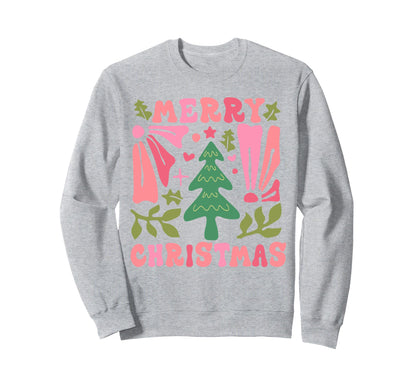 Christian Faith Boho Merry Sweatshirt - Trendy Graphic Men Women - T-Shirt, Sweatshirt, Hoodie