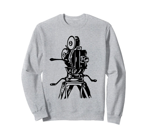 Camera Film Movie Logo Sweatshirt - Aesthetic Graphic for Adults - T-Shirt, Sweatshirt, Hoodie