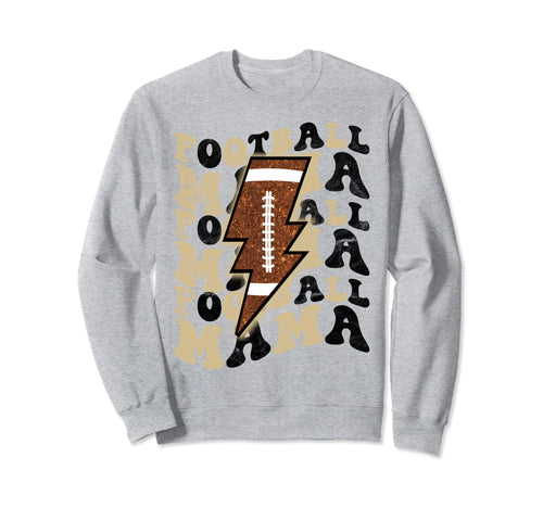 Football Mama Game Day Football Sweatshirt - Trendy Graphic Men Women - T-Shirt, Sweatshirt, Hoodie