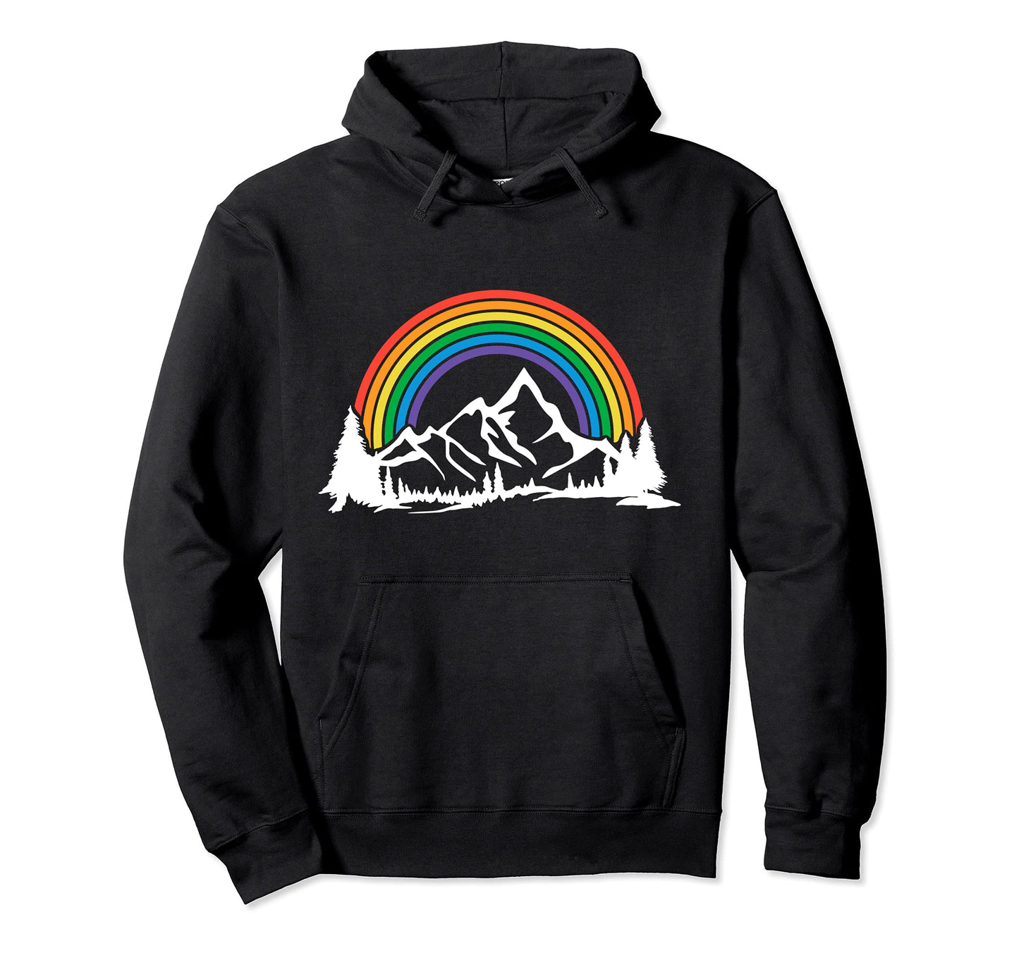 Gay Pride Hiking Camping Backpacking Hoodie - Novelty Apparel Men Women - T-Shirt, Sweatshirt, Hoodie