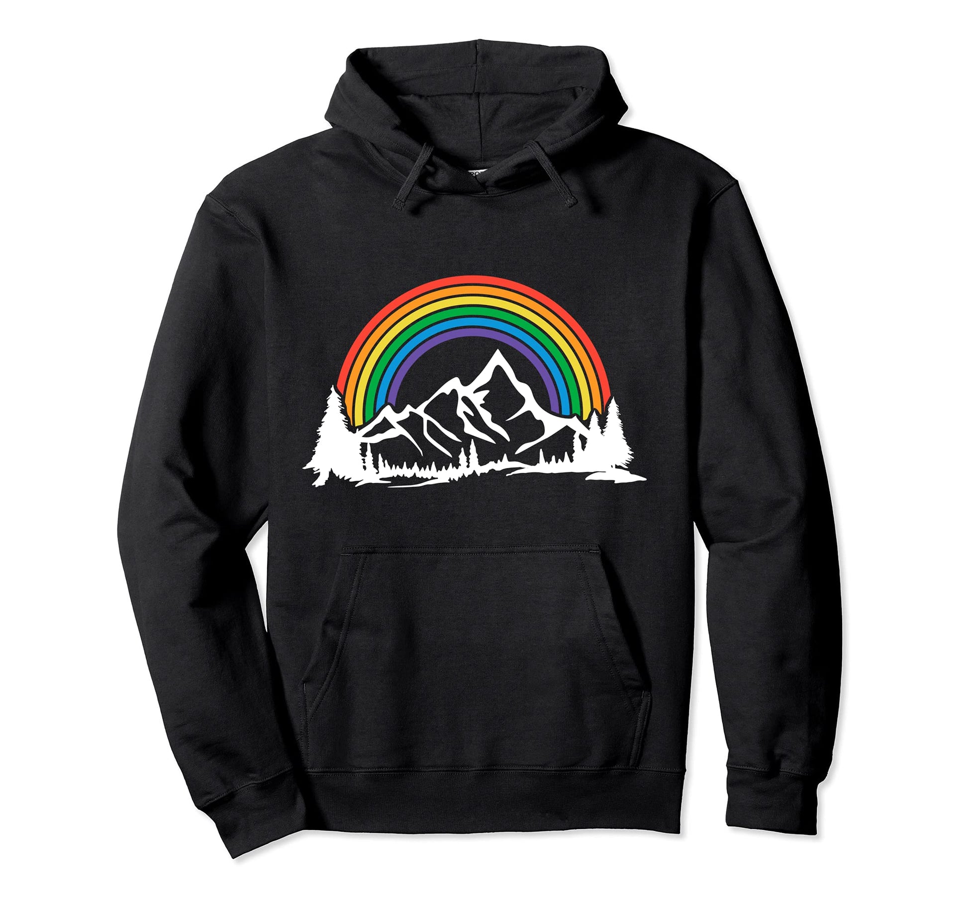 Gay Pride Hiking Camping Backpacking Hoodie - Novelty Apparel Men Women - T-Shirt, Sweatshirt, Hoodie