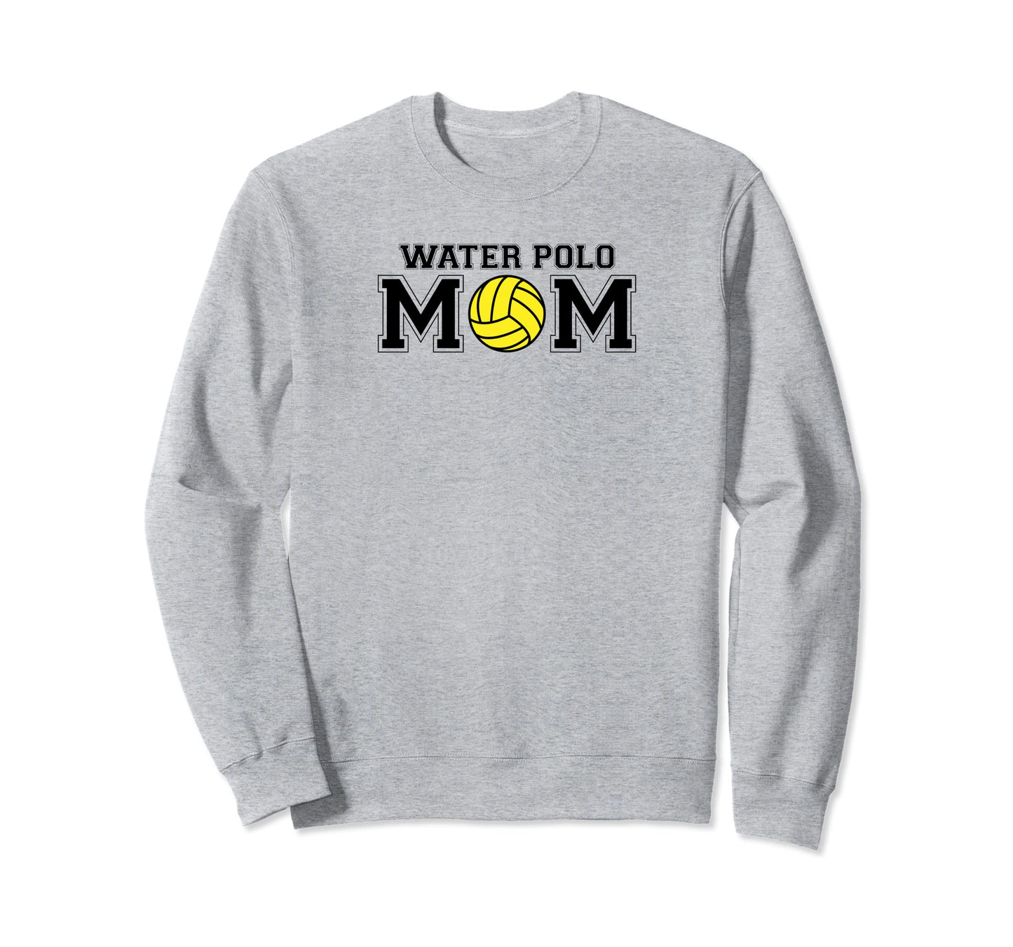Water Polo Mom Game Day Black Logo Sweatshirt - Trendy Graphic Men Women - T-Shirt, Sweatshirt, Hoodie