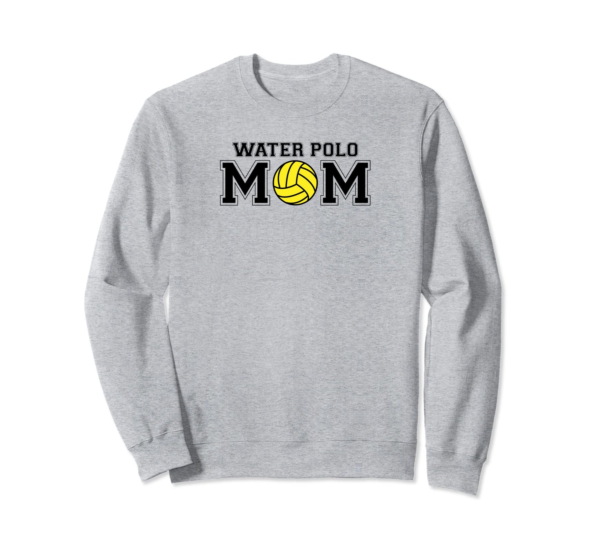 Water Polo Mom Game Day Black Logo Sweatshirt - Trendy Graphic Men Women - T-Shirt, Sweatshirt, Hoodie