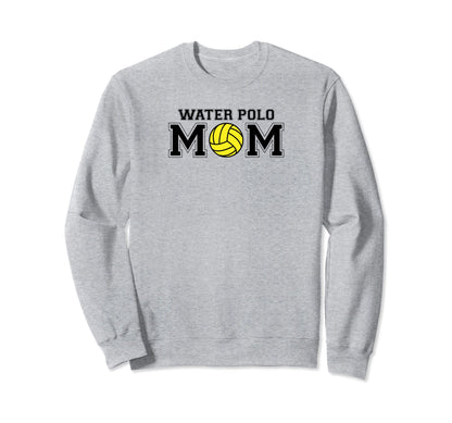 Water Polo Mom Game Day Black Logo Sweatshirt - Trendy Graphic Men Women - T-Shirt, Sweatshirt, Hoodie