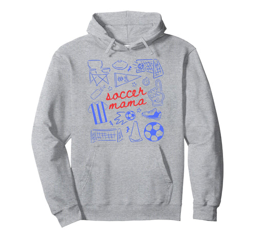 Soccer Mama Mothers Day Game Day Hoodie - Aesthetic Graphic Men Women - T-Shirt, Sweatshirt, Hoodie