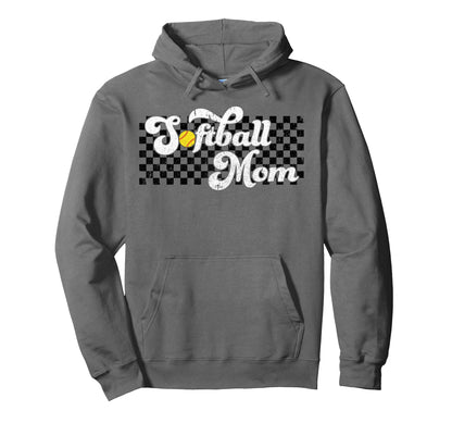 Softball Mom Mama Game Mothers Day Hoodie - Streetwear Style Men Women - T-Shirt, Sweatshirt, Hoodie