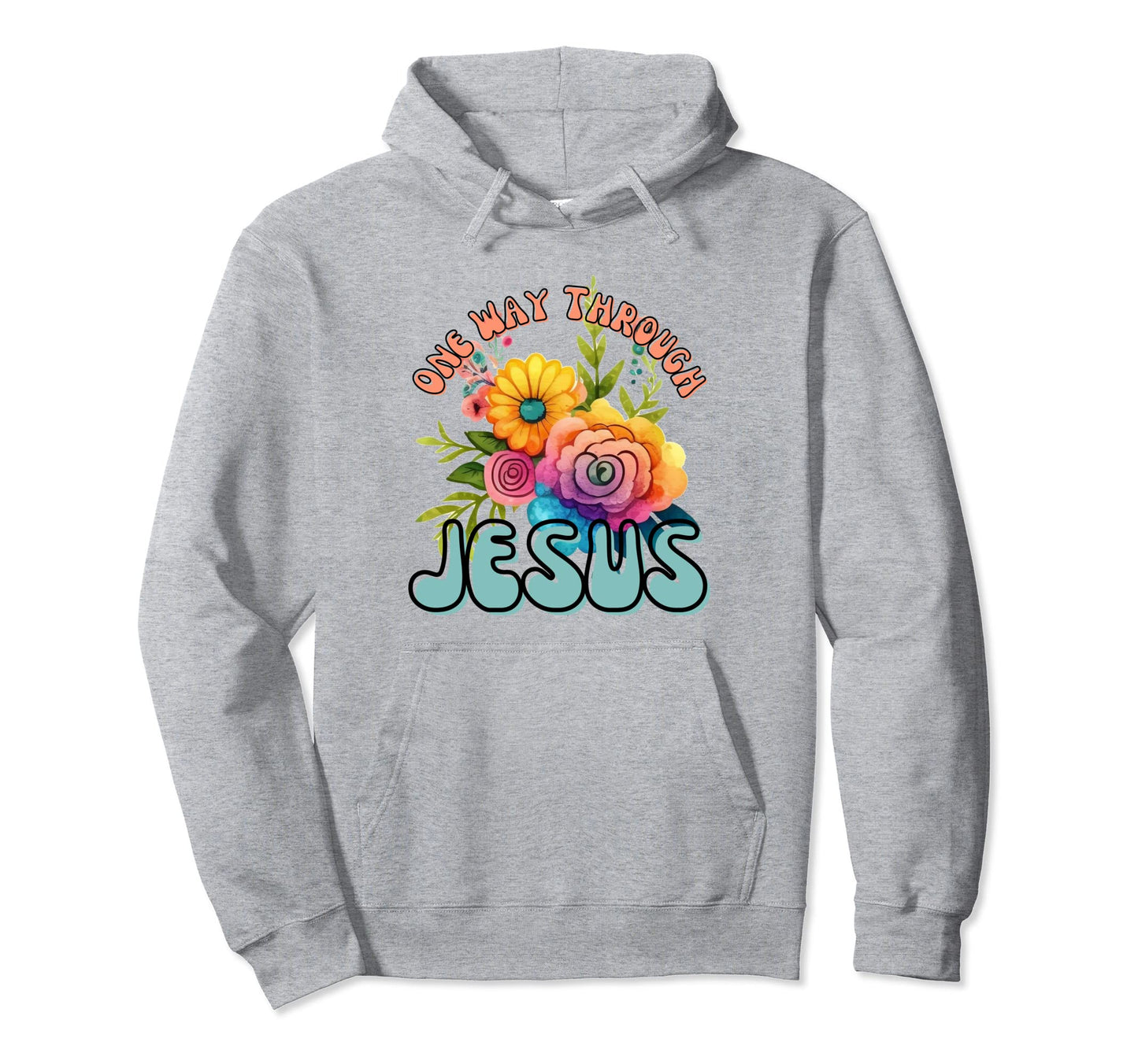 Christian Faith Worship Boho Way Hoodie - Minimalist Print Men Women - T-Shirt, Sweatshirt, Hoodie