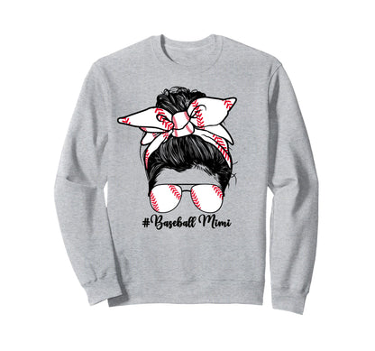 Baseball Mimi Grandma From Sweatshirt - Custom Art Print Men Women - T-Shirt, Sweatshirt, Hoodie