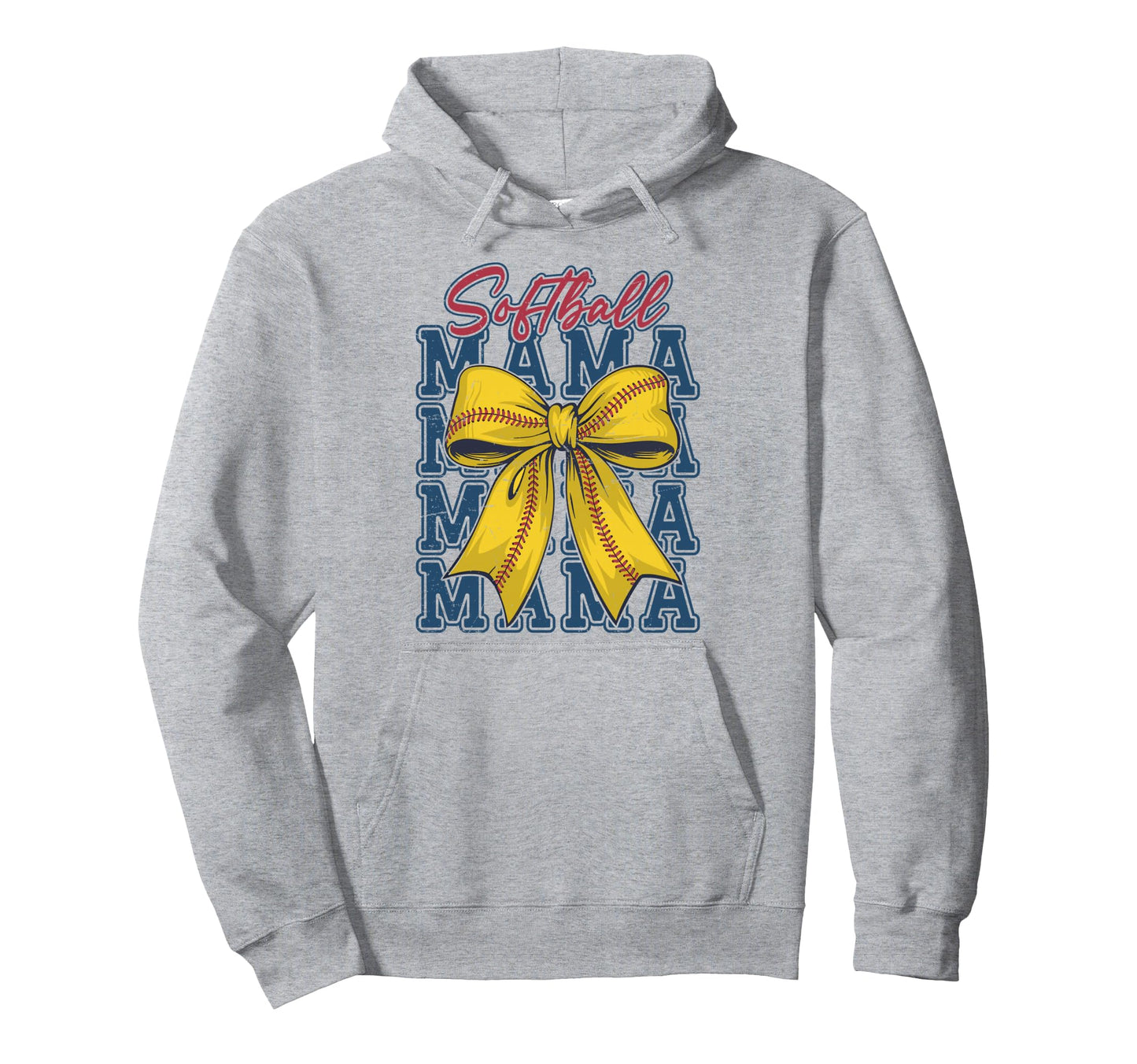 Softball Coquette Bow Softball Mom Hoodie - Streetwear Style Men Women - T-Shirt, Sweatshirt, Hoodie