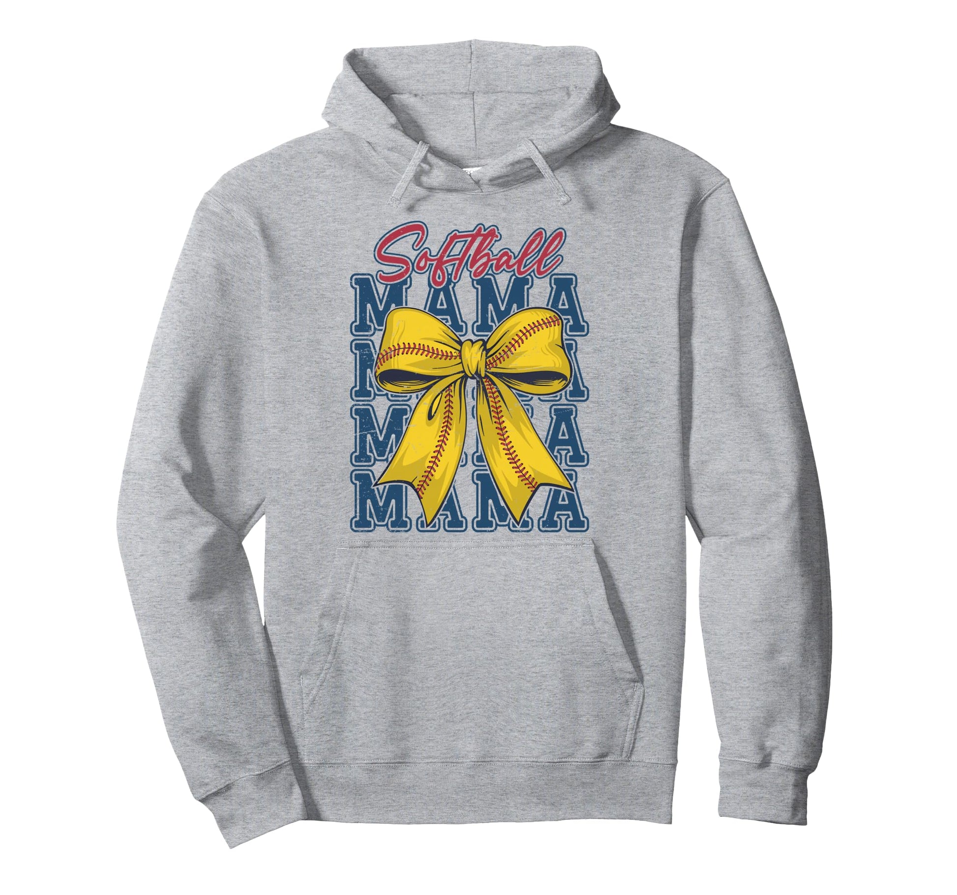 Softball Coquette Bow Softball Mom Hoodie - Streetwear Style Men Women - T-Shirt, Sweatshirt, Hoodie