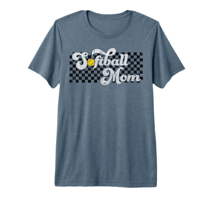 Softball Mom Mama Game Mothers Day T-Shirt - Minimalist Print Men Women - T-Shirt, Sweatshirt, Hoodie