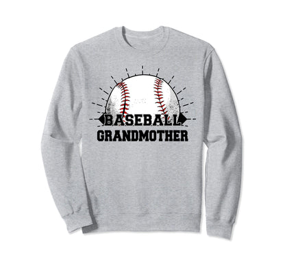 Game Day Baseball Grandmother Sweatshirt - Novelty Apparel for Adults - T-Shirt, Sweatshirt, Hoodie
