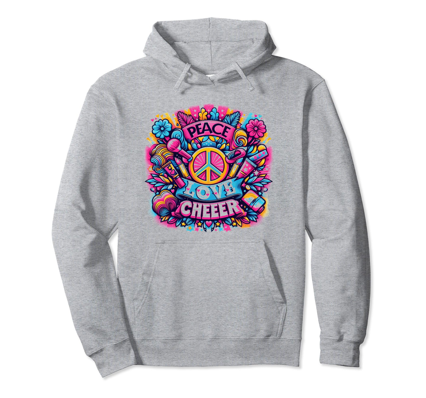 Live Peace Love And Cheer Hoodie - Unique Graphic Men Women - T-Shirt, Sweatshirt, Hoodie