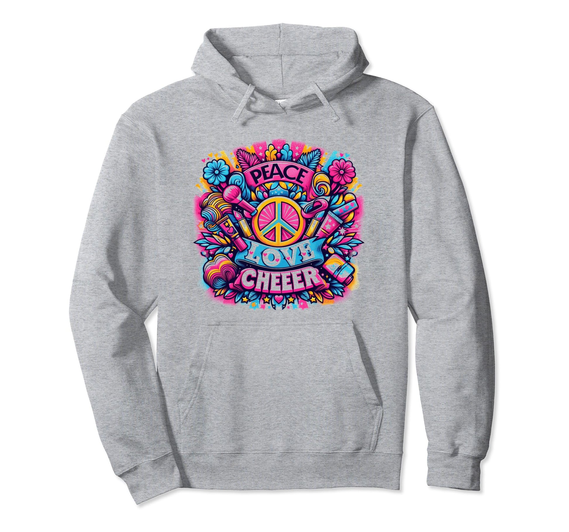 Live Peace Love And Cheer Hoodie - Unique Graphic Men Women - T-Shirt, Sweatshirt, Hoodie