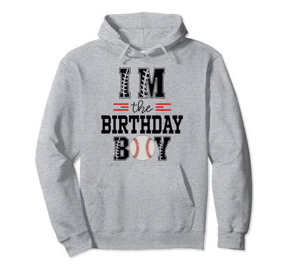 Im Birthday Baseball Lover First Hoodie - Custom Art Print for Adults - T-Shirt, Sweatshirt, Hoodie