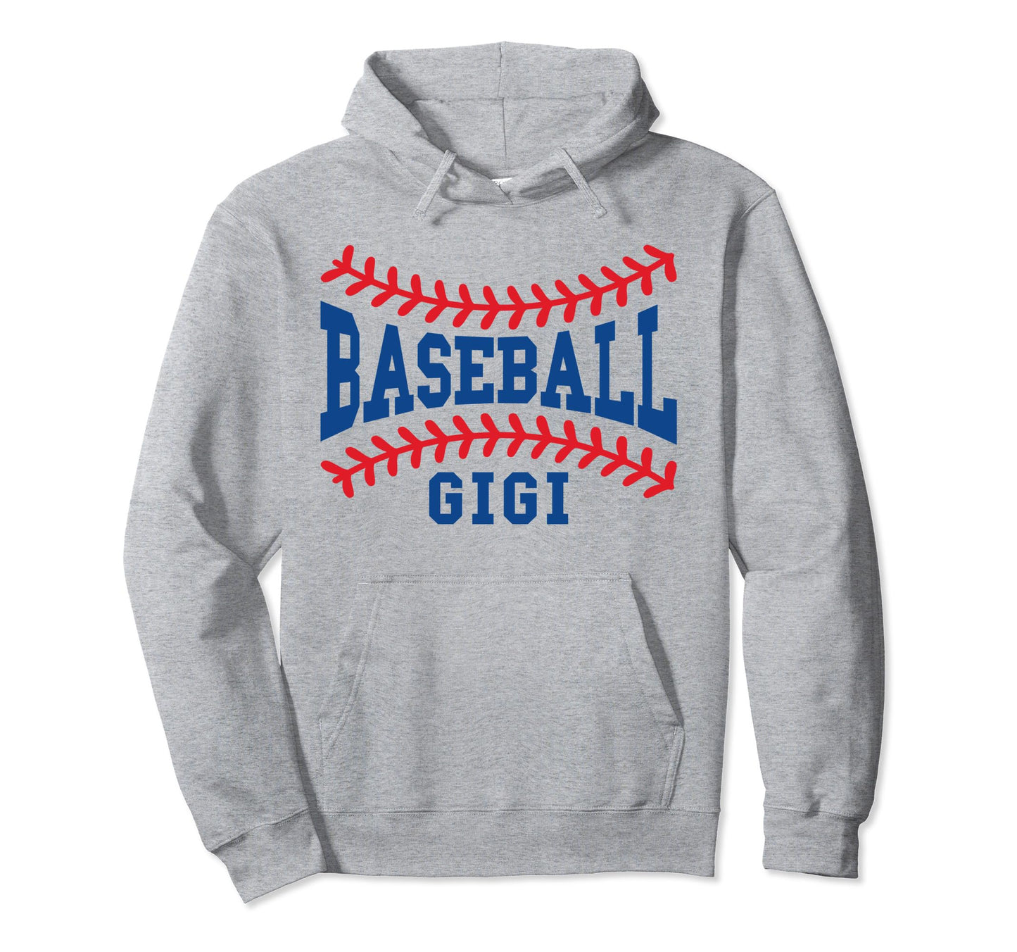 Baseball Gigi Grandma Laces Little Hoodie - Unique Graphic Men Women - T-Shirt, Sweatshirt, Hoodie