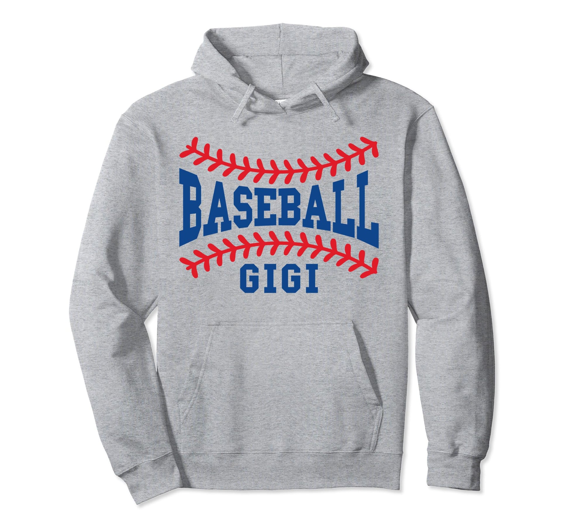 Baseball Gigi Grandma Laces Little Hoodie - Unique Graphic Men Women - T-Shirt, Sweatshirt, Hoodie