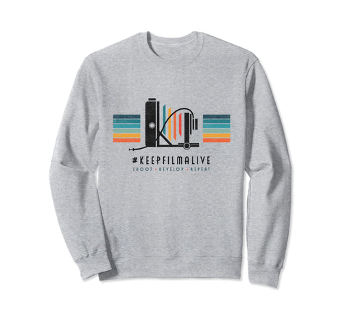 Large Format Field Camera Analog Sweatshirt - Fun Novelty Design Unisex - T-Shirt, Sweatshirt, Hoodie