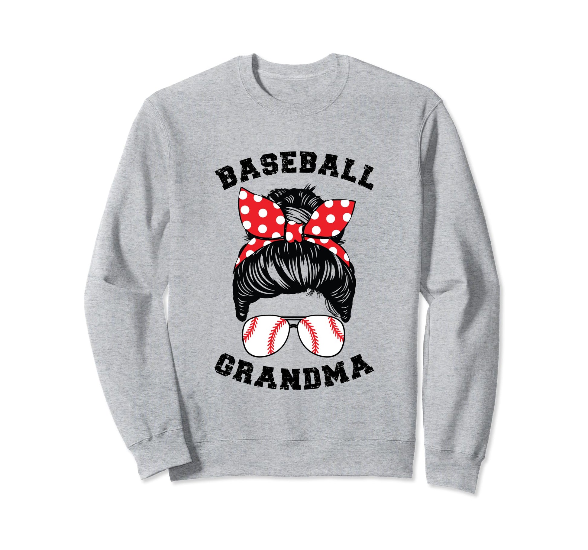 Grandma Baseball 2024 Grandmother Sweatshirt - Trendy Graphic Unisex - T-Shirt, Sweatshirt, Hoodie