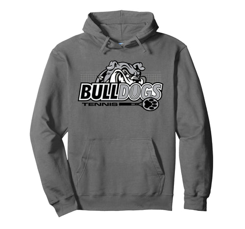Bulldogs Tennis Mom Sports Game Day Mascot Hoodie - Unique Graphic Unisex - T-Shirt, Sweatshirt, Hoodie