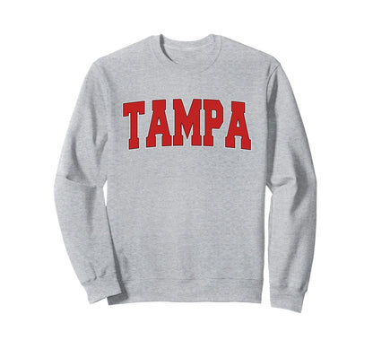 Tampa Fl Florida Varsity Usa Sports Sweatshirt - Unique Graphic Men Women - T-Shirt, Sweatshirt, Hoodie