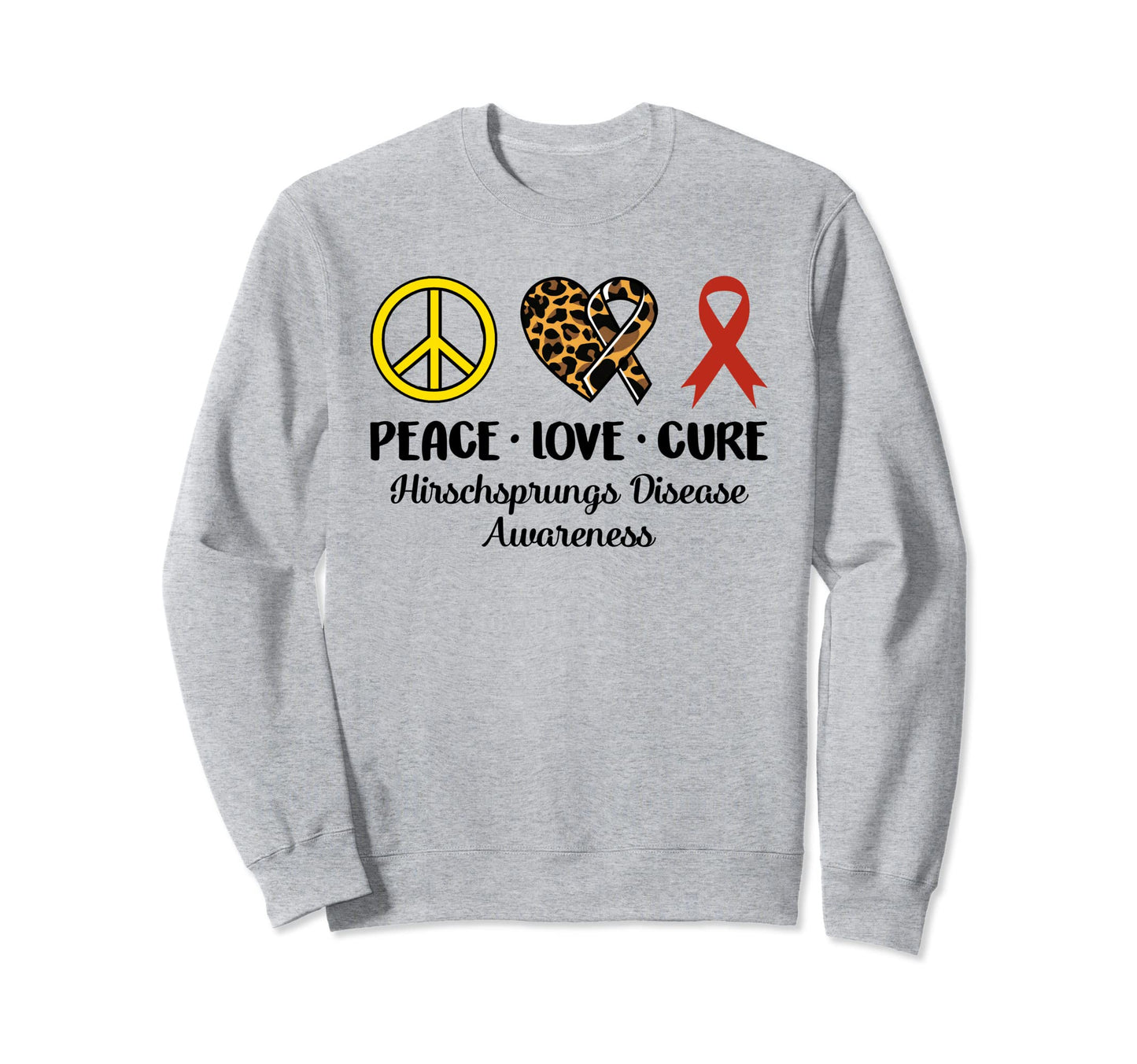 Hirschsprungs Disease Awareness Sweatshirt - Graphic Print for Adults - T-Shirt, Sweatshirt, Hoodie