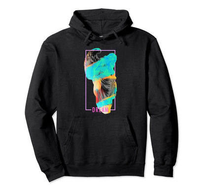 Dream Angel Statue Vaporwave Hoodie - Casual Everyday Wear for Adults - T-Shirt, Sweatshirt, Hoodie