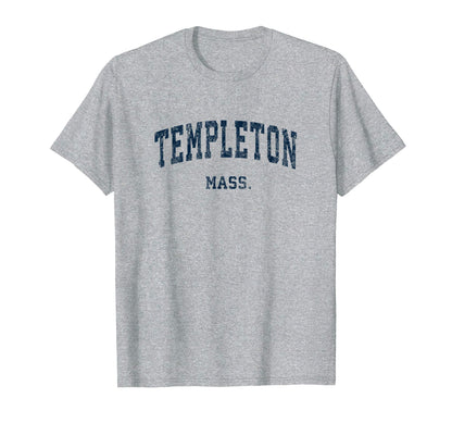 Templeton Massachusetts Ma Varsity T-Shirt - Unique Graphic for Adults - T-Shirt, Sweatshirt, Hoodie