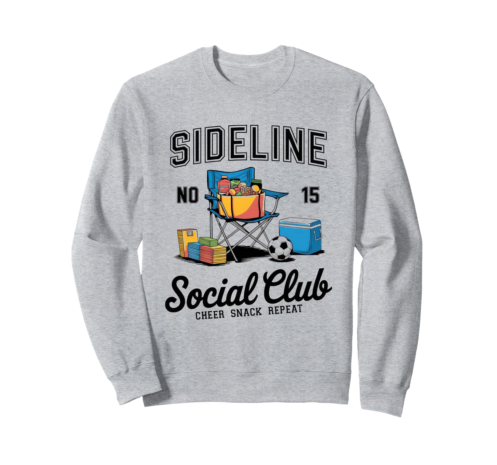 Sideline Social Club Soccer Mom Sweatshirt - Novelty Apparel Men Women - T-Shirt, Sweatshirt, Hoodie