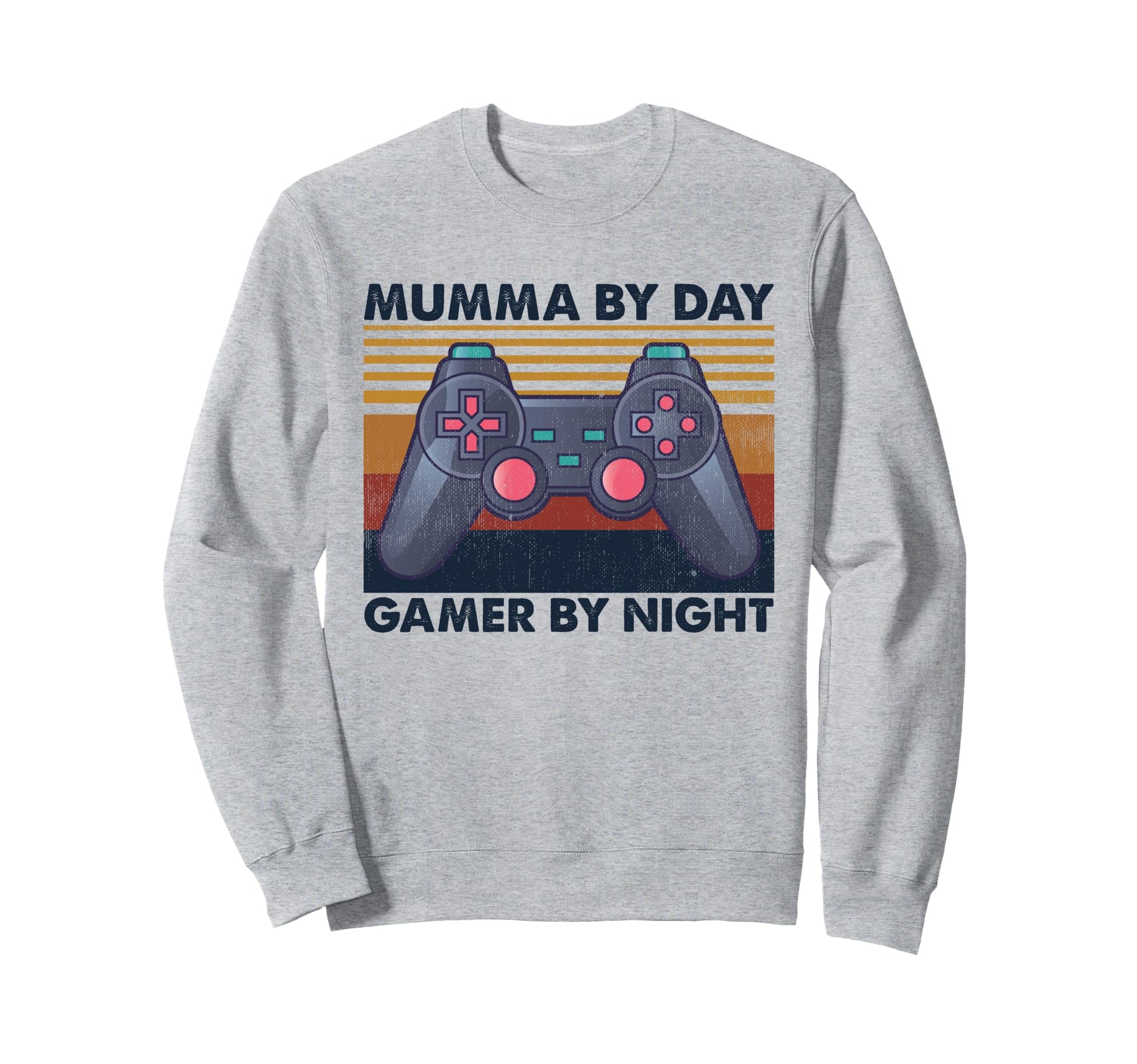 Mumma Day Gamer Night Funny Gaming Sweatshirt - Custom Art Print Unisex - T-Shirt, Sweatshirt, Hoodie