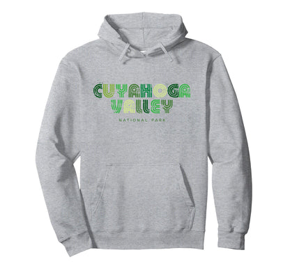 Cuyahoga Valley National Park 70S 80S Hoodie - Minimalist Print Men Women - T-Shirt, Sweatshirt, Hoodie
