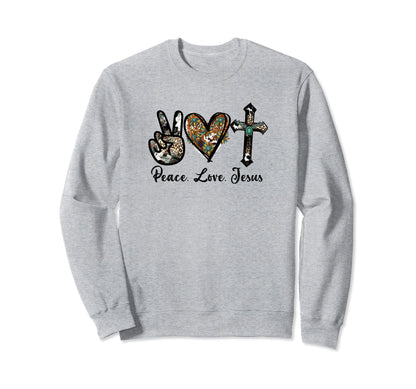 Christian Motif Shows Love And Heart Sweatshirt - Custom Art Print Unisex - T-Shirt, Sweatshirt, Hoodie