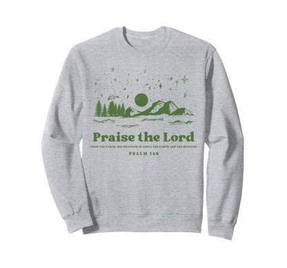 Boho Christian Camping Fall Praise Sweatshirt - Custom Art Print Men Women - T-Shirt, Sweatshirt, Hoodie