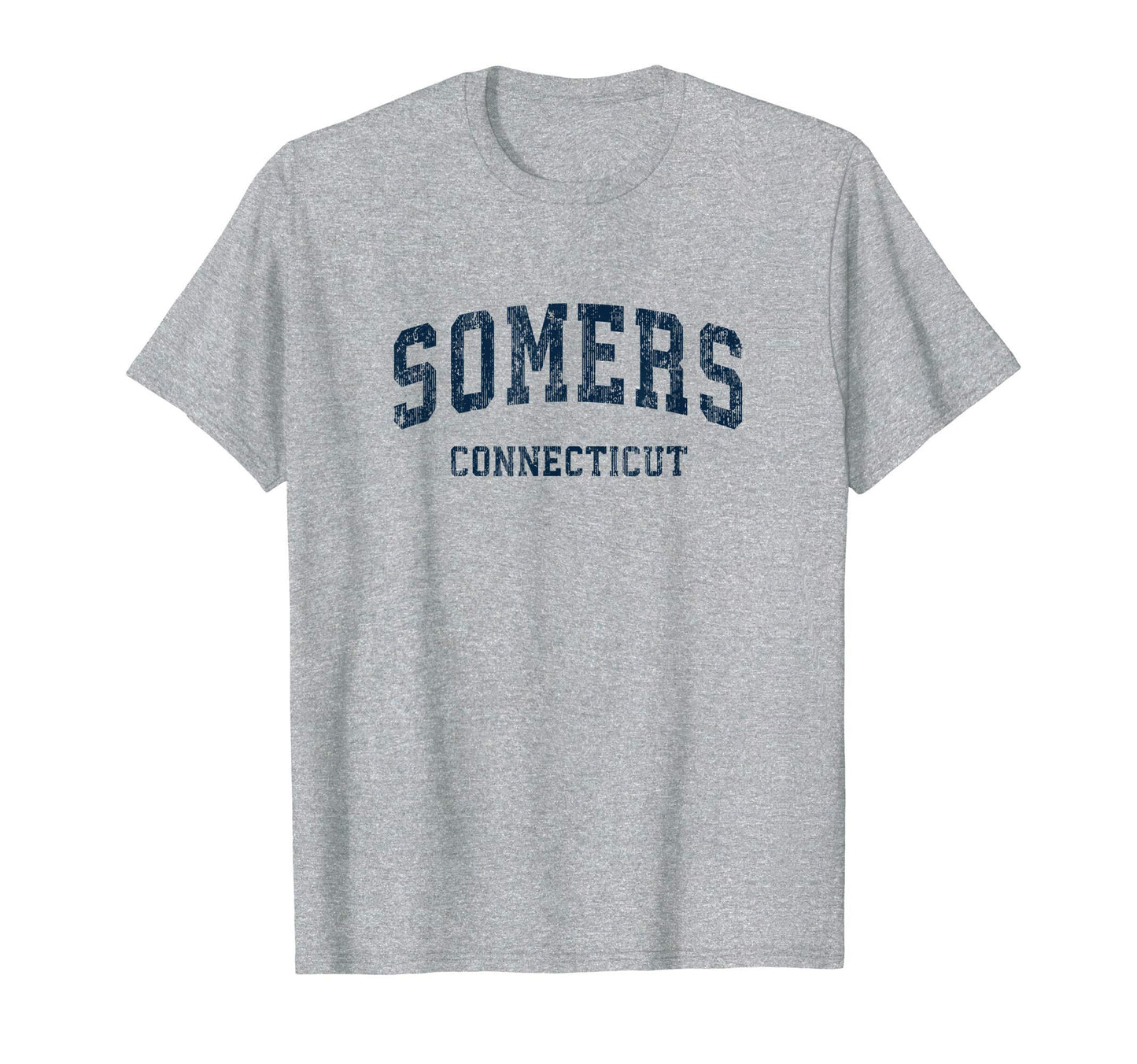 Somers Connecticut Ct Varsity Sports T-Shirt - Minimalist Print Men Women - T-Shirt, Sweatshirt, Hoodie
