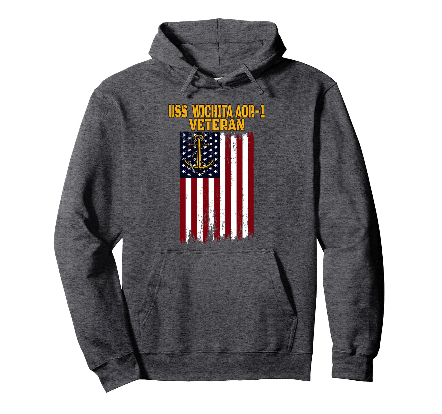 Uss Wichita Aor 1 Replenishment Oiler Hoodie - Custom Art Print for Adults - T-Shirt, Sweatshirt, Hoodie