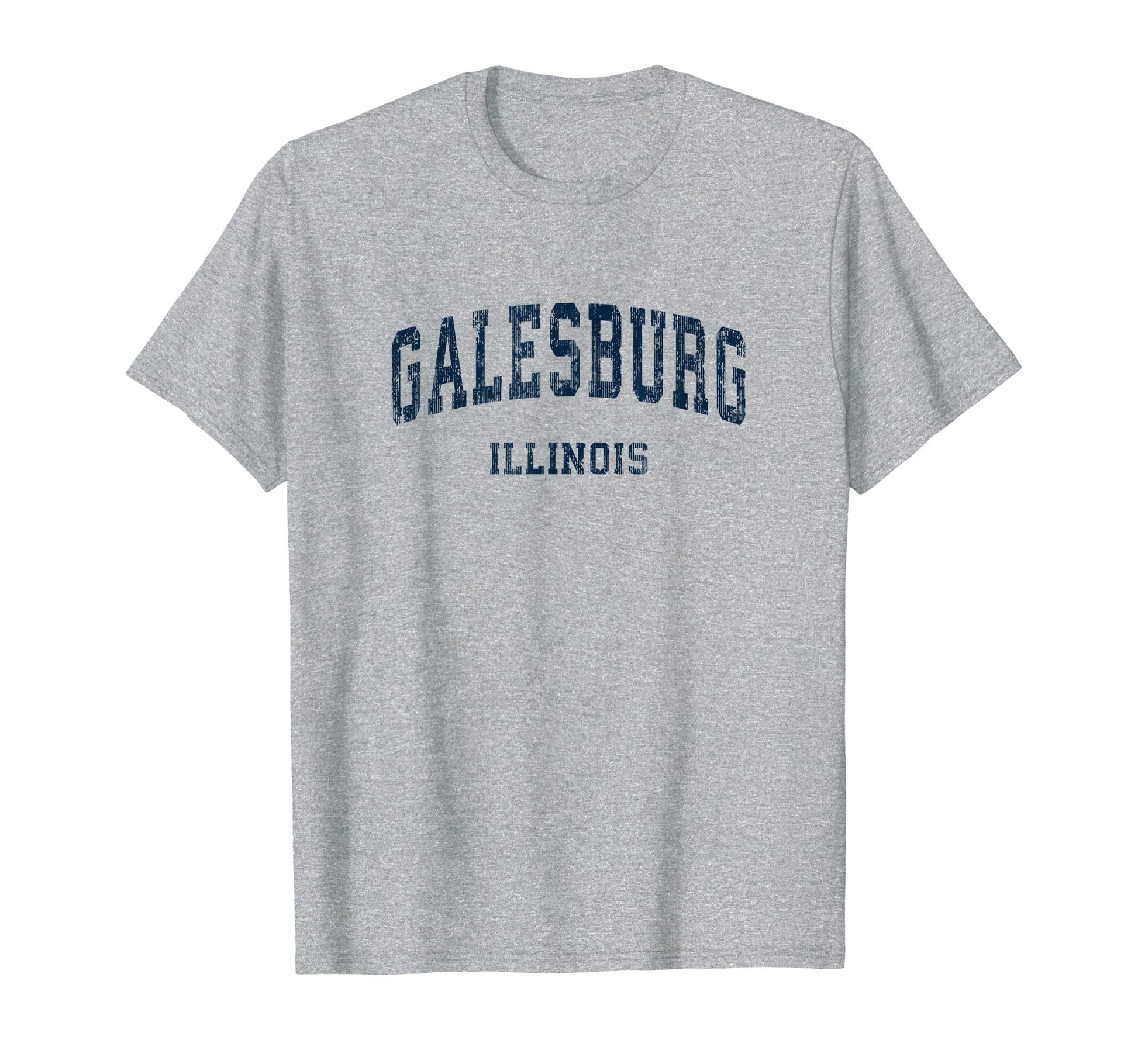 Galesburg Illinois Il Varsity T-Shirt - Fun Novelty Design Men Women - T-Shirt, Sweatshirt, Hoodie