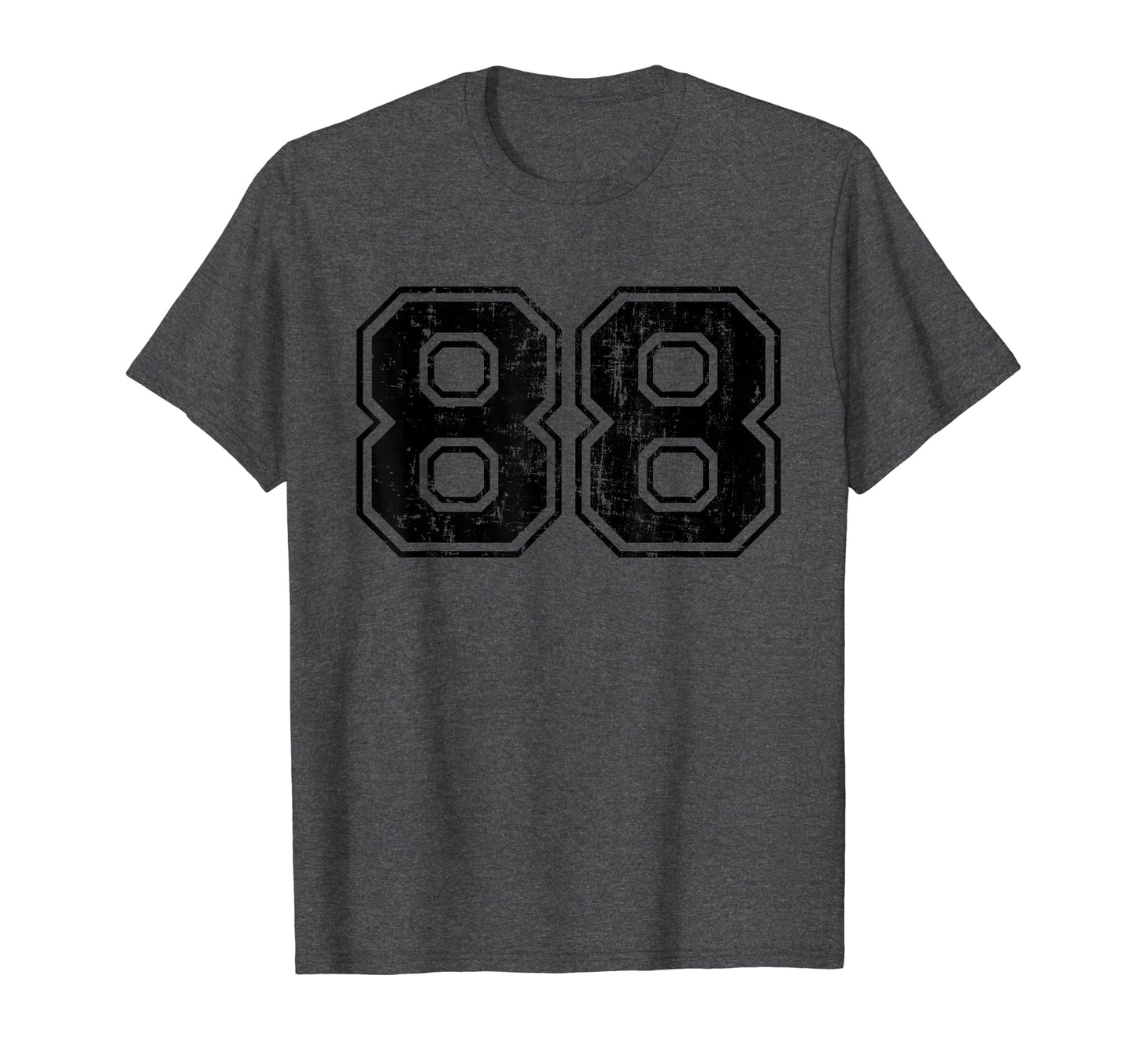 Number 88 Varsity Distressed Sport T-Shirt - Aesthetic Graphic Men Women - T-Shirt, Sweatshirt, Hoodie