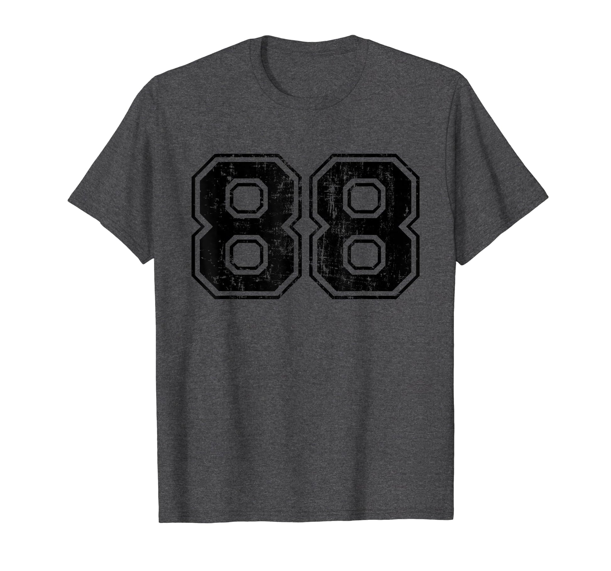 Number 88 Varsity Distressed Sport T-Shirt - Aesthetic Graphic Men Women - T-Shirt, Sweatshirt, Hoodie