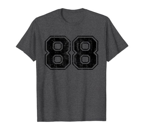 Number 88 Varsity Distressed Sport T-Shirt - Aesthetic Graphic Men Women - T-Shirt, Sweatshirt, Hoodie