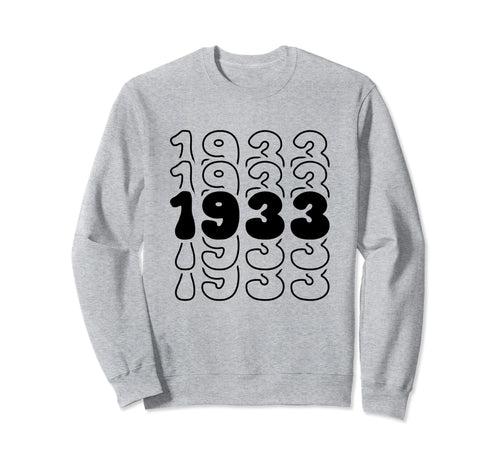 91 Year Old Groovy 91St Birthday Sweatshirt - Unique Graphic Men Women - T-Shirt, Sweatshirt, Hoodie