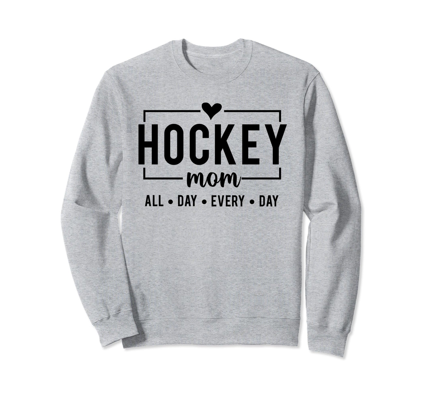 Hockey Mom Game Day Vibes Hockey Sweatshirt - Trendy Graphic Men Women - T-Shirt, Sweatshirt, Hoodie