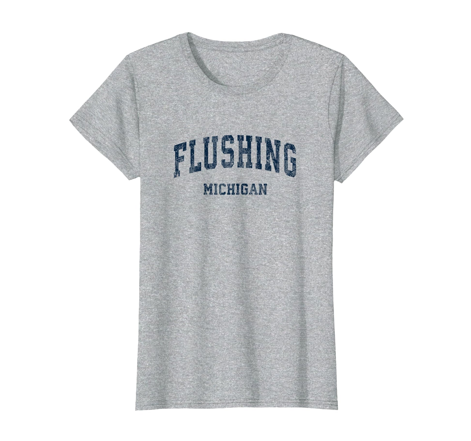 Flushing Michigan Mi Varsity Sports T-Shirt - Custom Art Print Men Women - T-Shirt, Sweatshirt, Hoodie